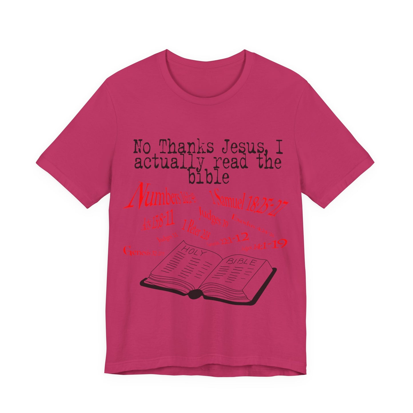 No Thanks Jesus, Atheist Shirt, Anti Religion, Satire, Parody, Funny Gift, Science Shirt