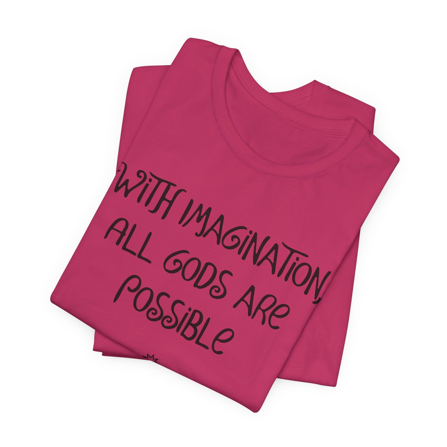 With Imagination, All Gods Are Possible, Atheist Shirt, Anti Religion, Satire, Parody, Funny Gift, Science Shirt