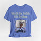 Walk By Faith, Hit By Bus!, Atheist Shirt, Anti Religion, Satire, Parody, Funny Gift, Science Shirt, Liberal Shirt