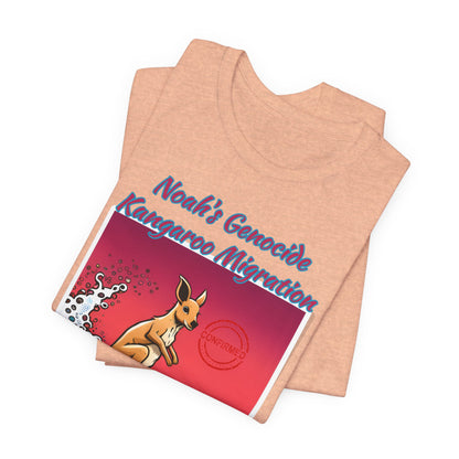 Bible Science: The Great Kangaroo Migration of Noah's Genocide, Atheist Shirt, Anti Religion, Satire, Parody