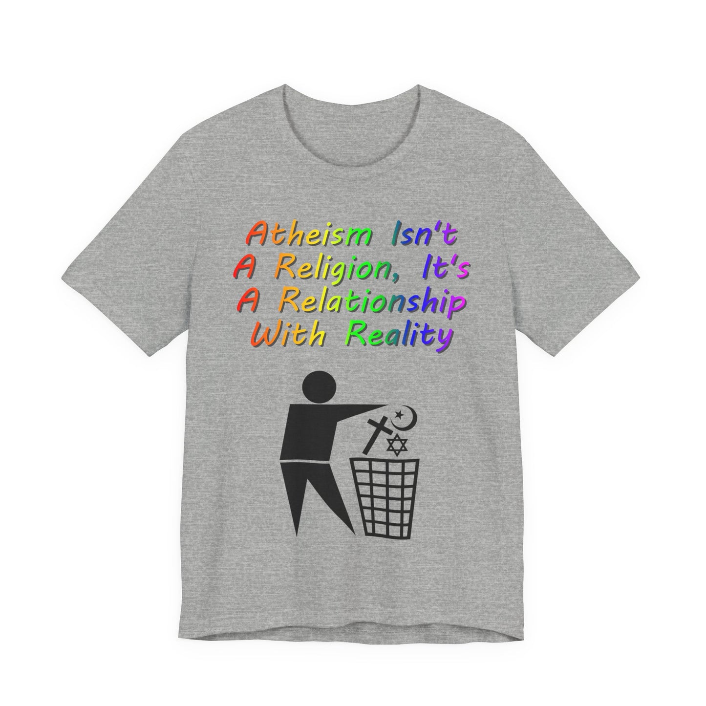 It's Not A Religion, It's A Relationship, Atheist Shirt, Anti Religion, Satire, Parody, Funny Gift, Science Shirt