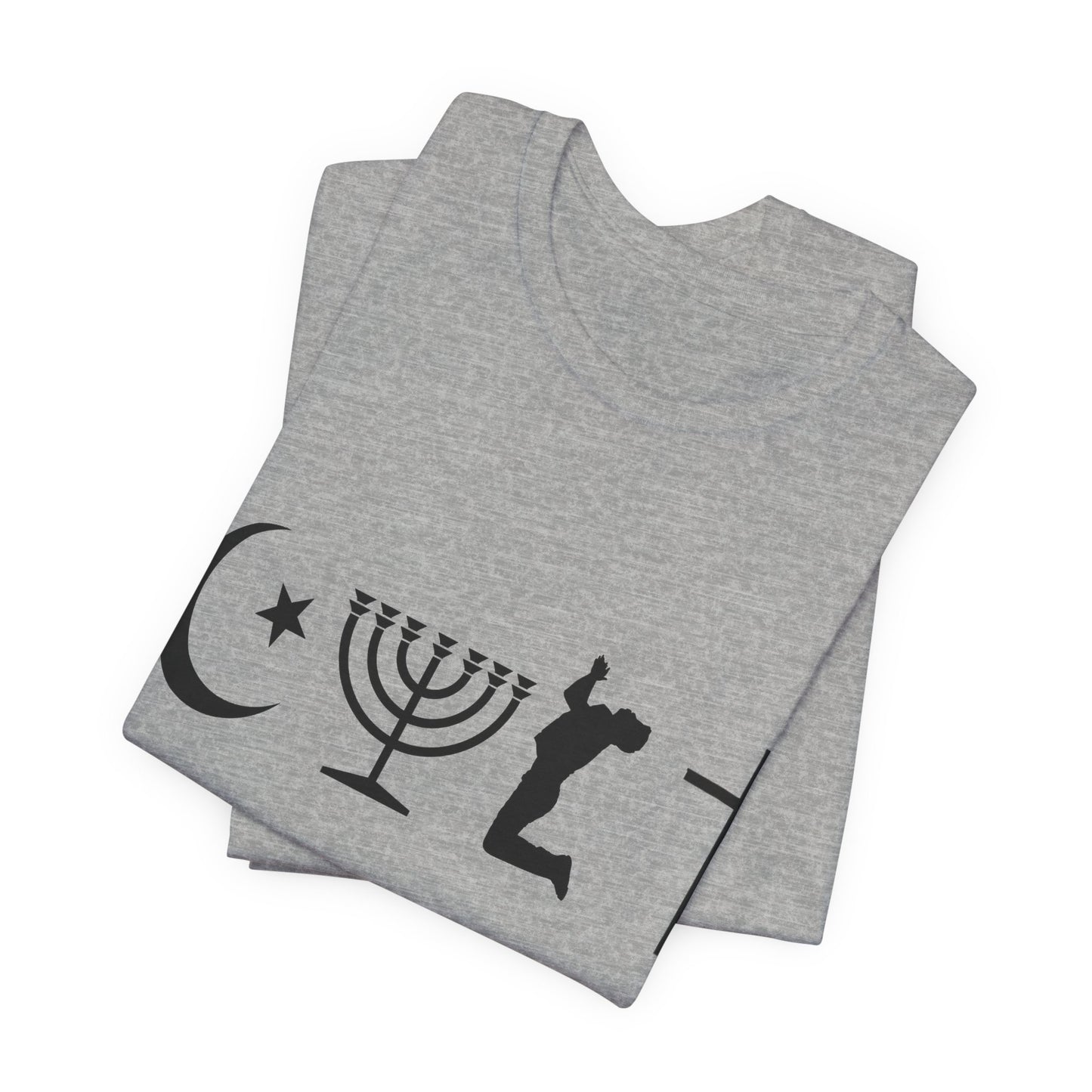 Cult Typography Shirt... Atheist Shirt, Anti Religion, Satire, Parody, Funny Gift, Science Shirt, Agnostic Shirt
