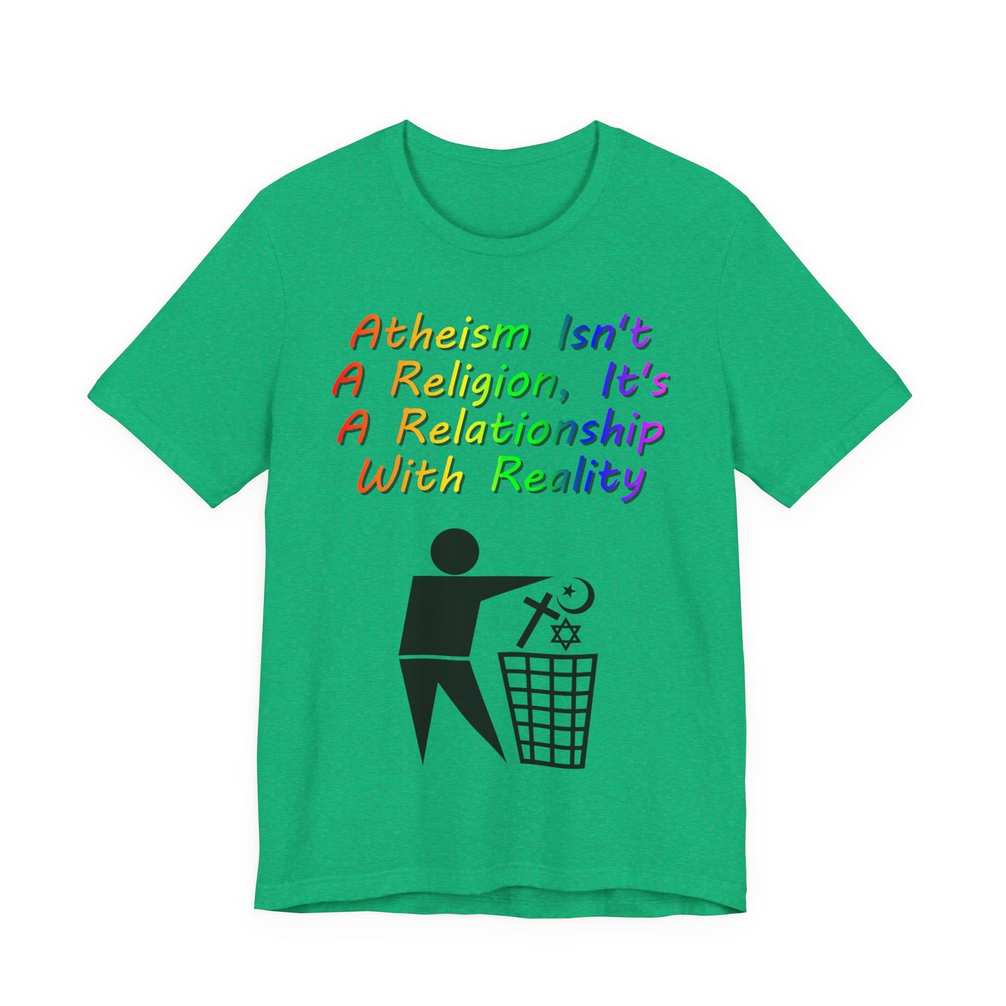 It's Not A Religion, It's A Relationship, Atheist Shirt, Anti Religion, Satire, Parody, Funny Gift, Science Shirt