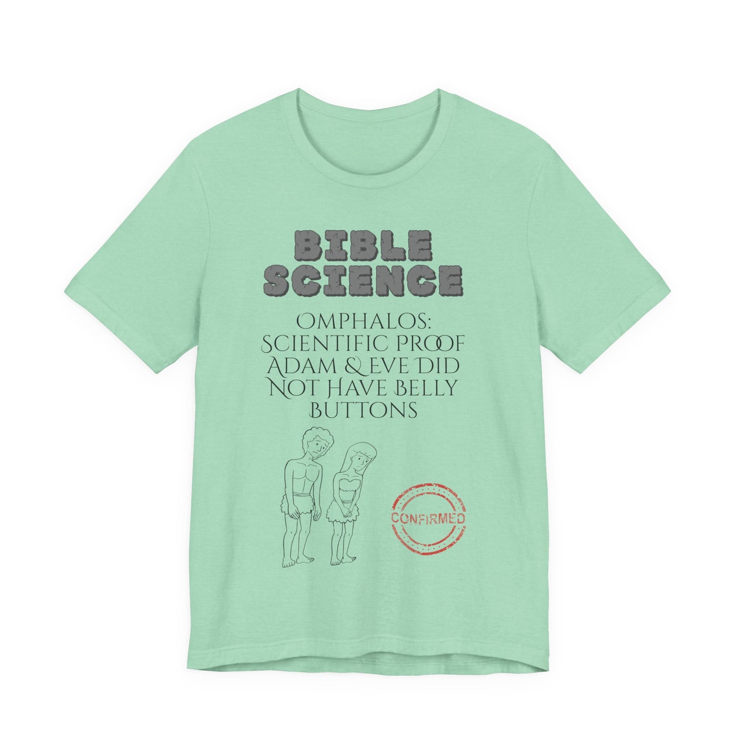 The Great Belly Button Debate, Atheist Shirt, Anti Religion, Satire, Parody, Funny Gift, Science Shirt