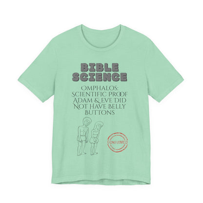 The Great Belly Button Debate, Atheist Shirt, Anti Religion, Satire, Parody, Funny Gift, Science Shirt