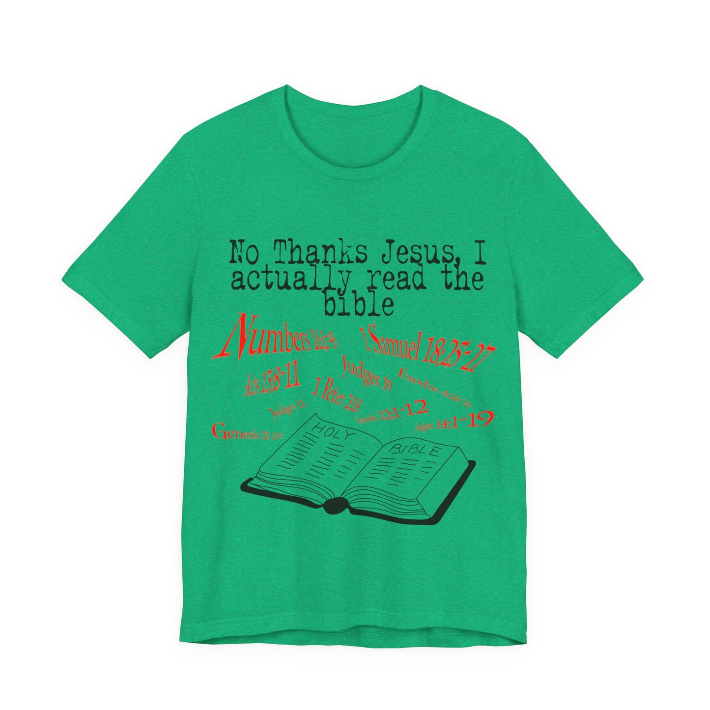 No Thanks Jesus, Atheist Shirt, Anti Religion, Satire, Parody, Funny Gift, Science Shirt