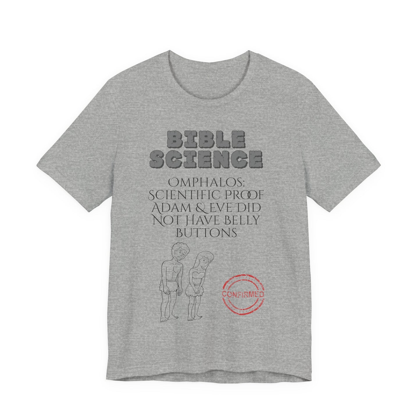 The Great Belly Button Debate, Atheist Shirt, Anti Religion, Satire, Parody, Funny Gift, Science Shirt
