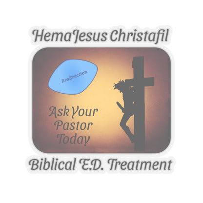 HemaJesus Christafil Sticker, Atheist Sticker, Agnostic Sticker, Science Sticker, Skeptic Sticker, Anti Religion