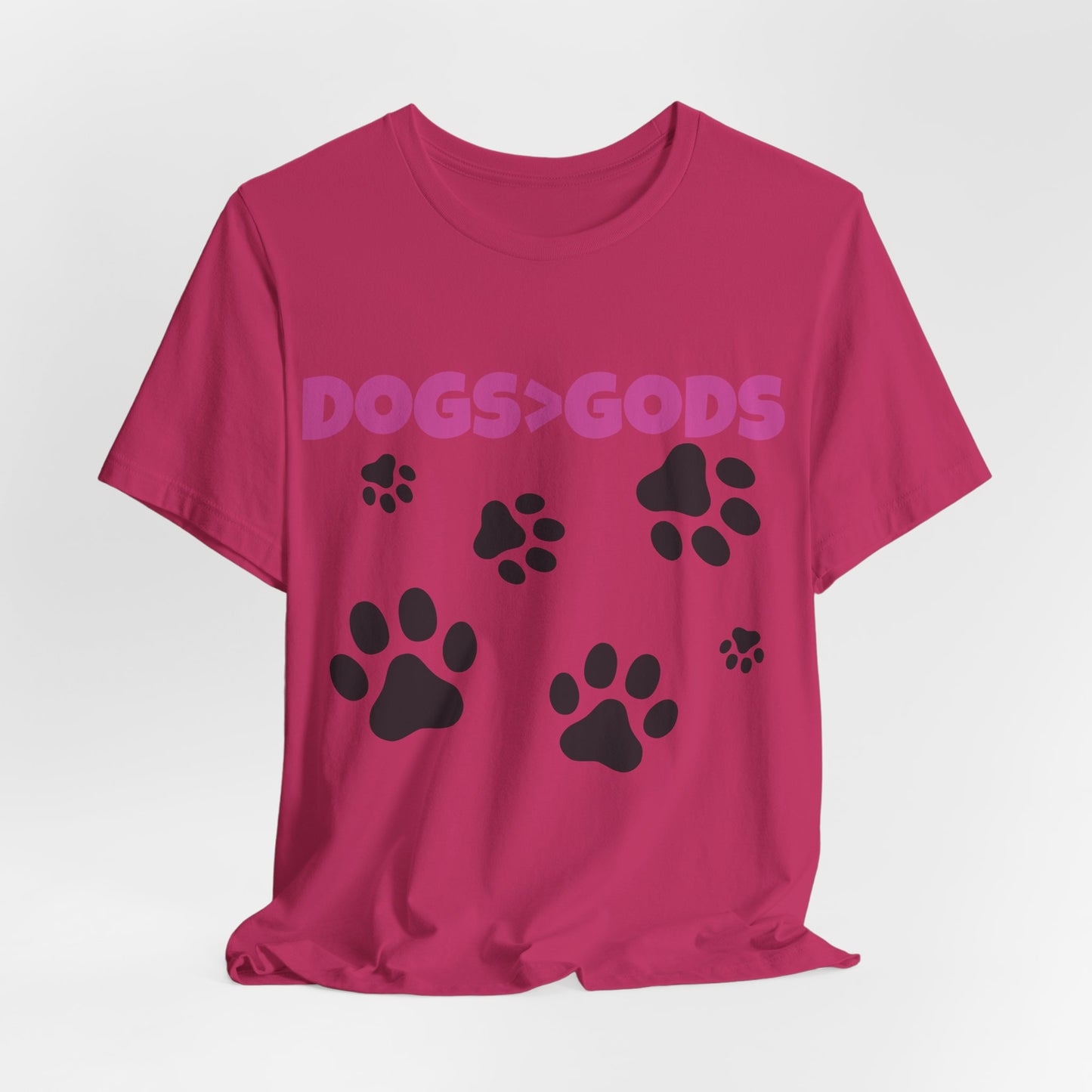 Dogs are Greater Than Gods, PK Atheist Shirt, Anti Religion, Satire, Parody