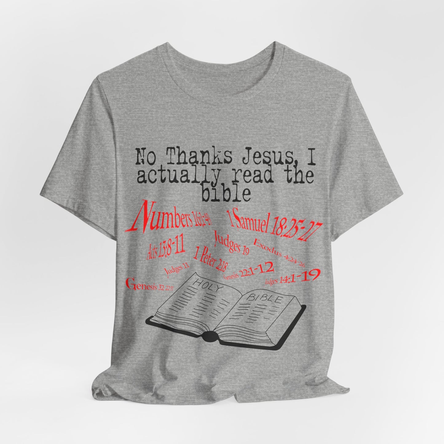 No Thanks Jesus, Atheist Shirt, Anti Religion, Satire, Parody, Funny Gift, Science Shirt