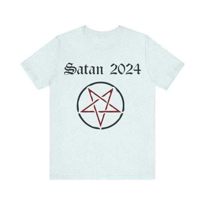 Satan is your president... Atheist Shirt, Anti Religion, Satire, Parody, Funny Gift, Science Shirt, Agnostic Shirt