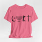 Cult Typography Shirt... Atheist Shirt, Anti Religion, Satire, Parody, Funny Gift, Science Shirt, Agnostic Shirt