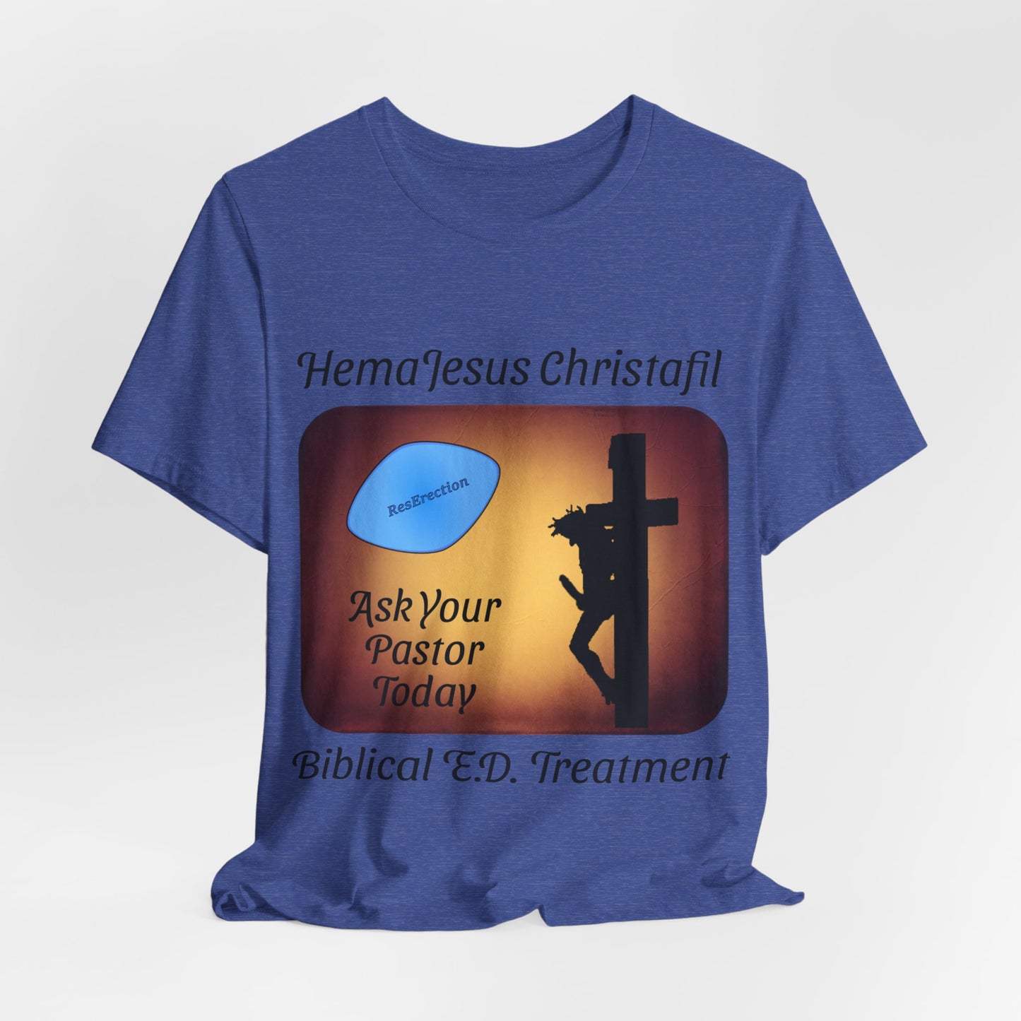 HemaJesus Christafil, The ResErection, Atheist Shirt, Anti Religion, Satire, Parody