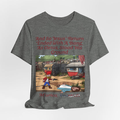 Stand Your Ground With Jesus Shirt... Atheist Shirt, Anti Religion, Satire, Parody, Funny Gift, Science Shirt, Agnostic Shirt
