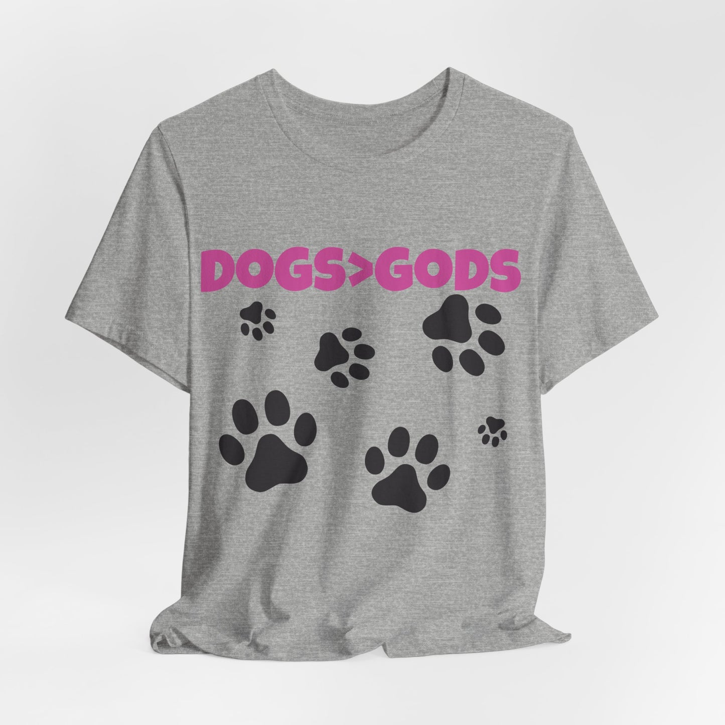 Dogs are Greater Than Gods, PK Atheist Shirt, Anti Religion, Satire, Parody