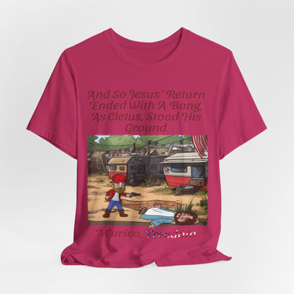 Stand Your Ground With Jesus Shirt... Atheist Shirt, Anti Religion, Satire, Parody, Funny Gift, Science Shirt, Agnostic Shirt