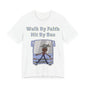 Walk By Faith, Hit By Bus!, Atheist Shirt, Anti Religion, Satire, Parody, Funny Gift, Science Shirt, Liberal Shirt