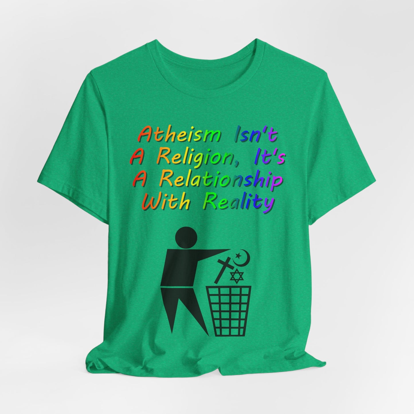 It's Not A Religion, It's A Relationship, Atheist Shirt, Anti Religion, Satire, Parody, Funny Gift, Science Shirt