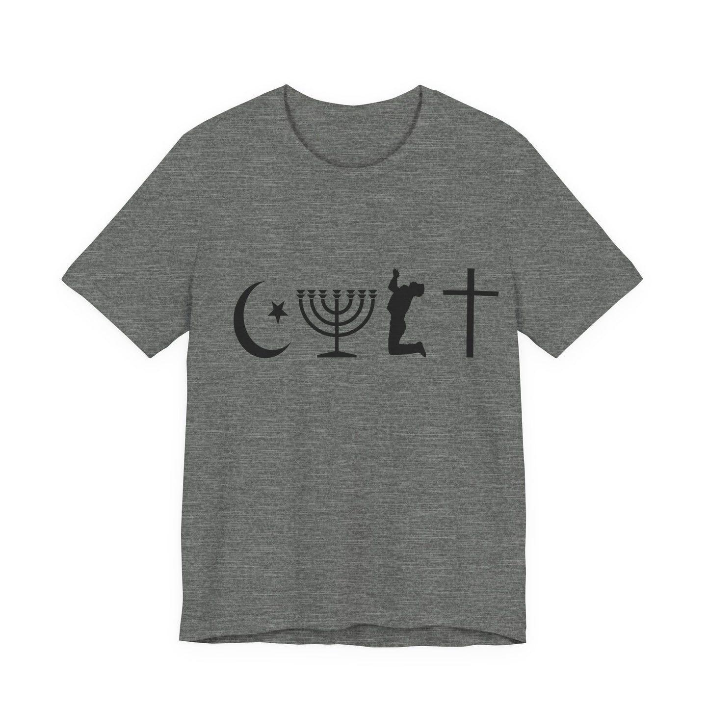 Cult Typography Shirt... Atheist Shirt, Anti Religion, Satire, Parody, Funny Gift, Science Shirt, Agnostic Shirt