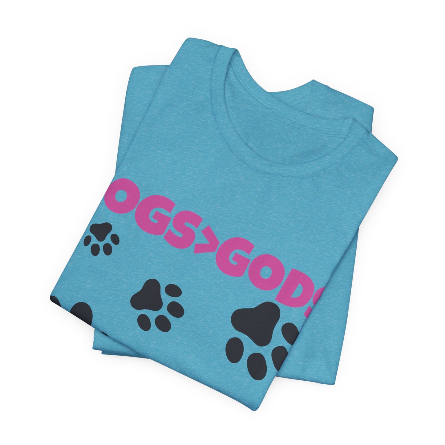 Dogs are Greater Than Gods, PK Atheist Shirt, Anti Religion, Satire, Parody
