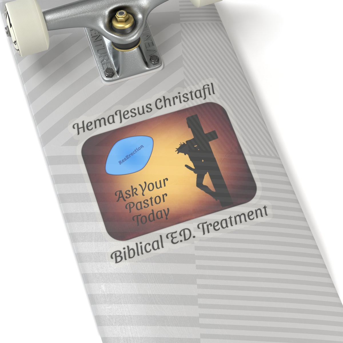 HemaJesus Christafil Sticker, Atheist Sticker, Agnostic Sticker, Science Sticker, Skeptic Sticker, Anti Religion