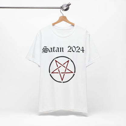 Satan is your president... Atheist Shirt, Anti Religion, Satire, Parody, Funny Gift, Science Shirt, Agnostic Shirt