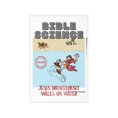 Bible Science: Jesus Walks on Water Wall Decal