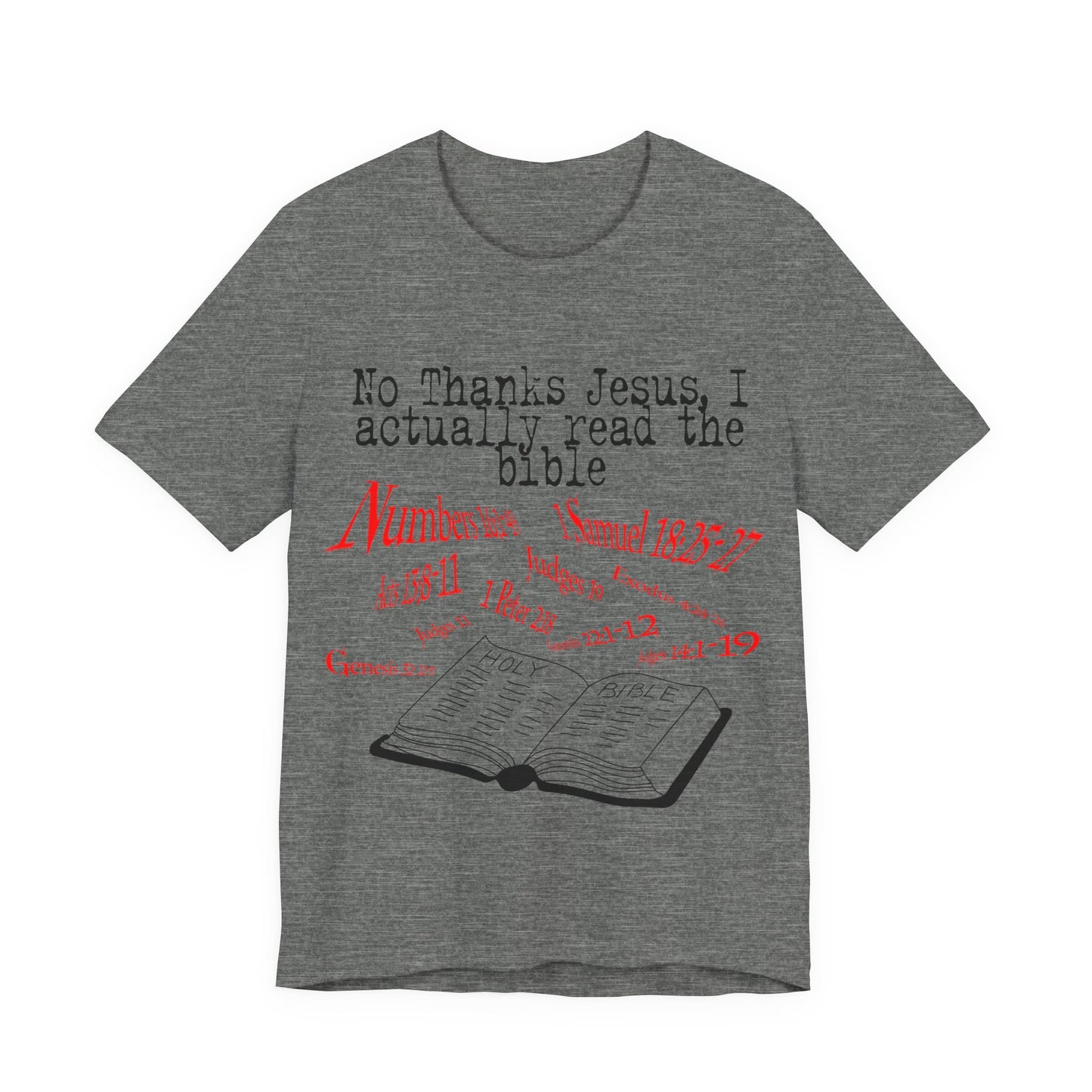 No Thanks Jesus, Atheist Shirt, Anti Religion, Satire, Parody, Funny Gift, Science Shirt