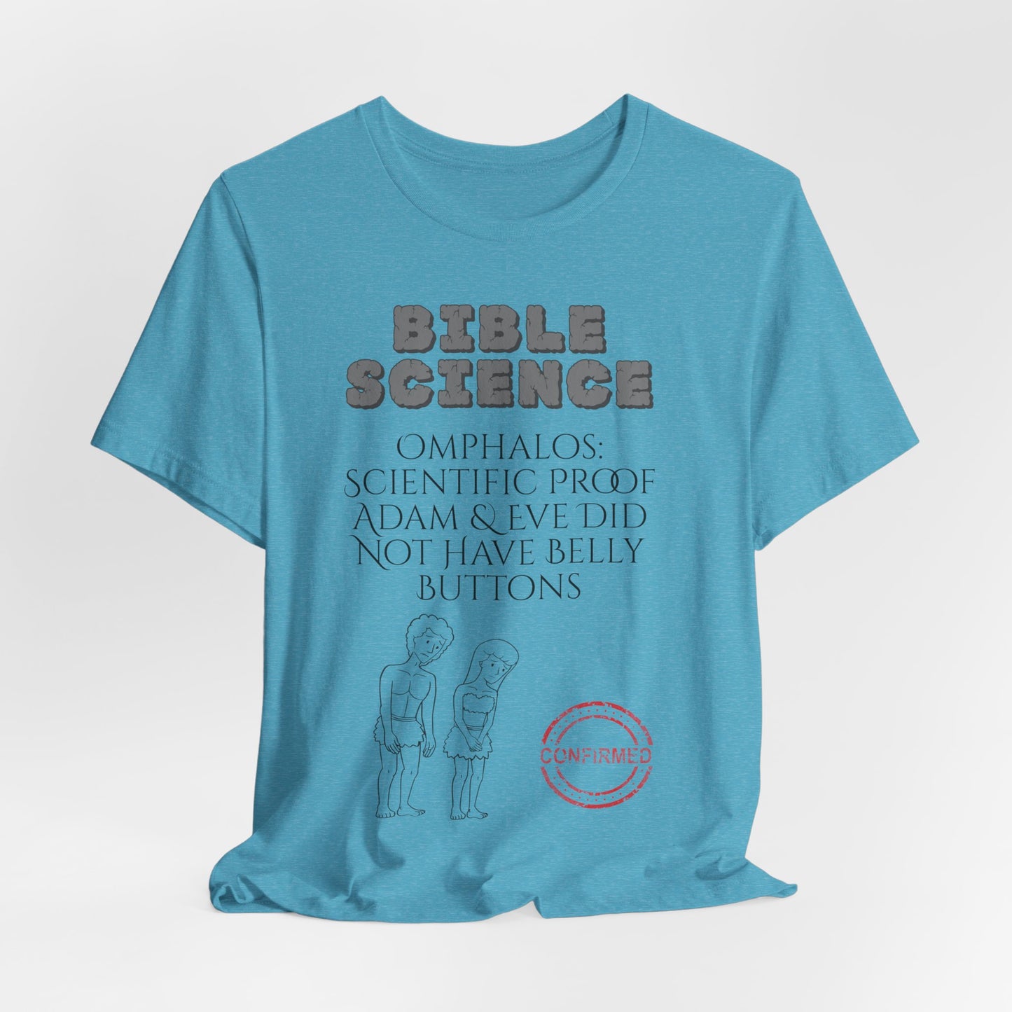 The Great Belly Button Debate, Atheist Shirt, Anti Religion, Satire, Parody, Funny Gift, Science Shirt