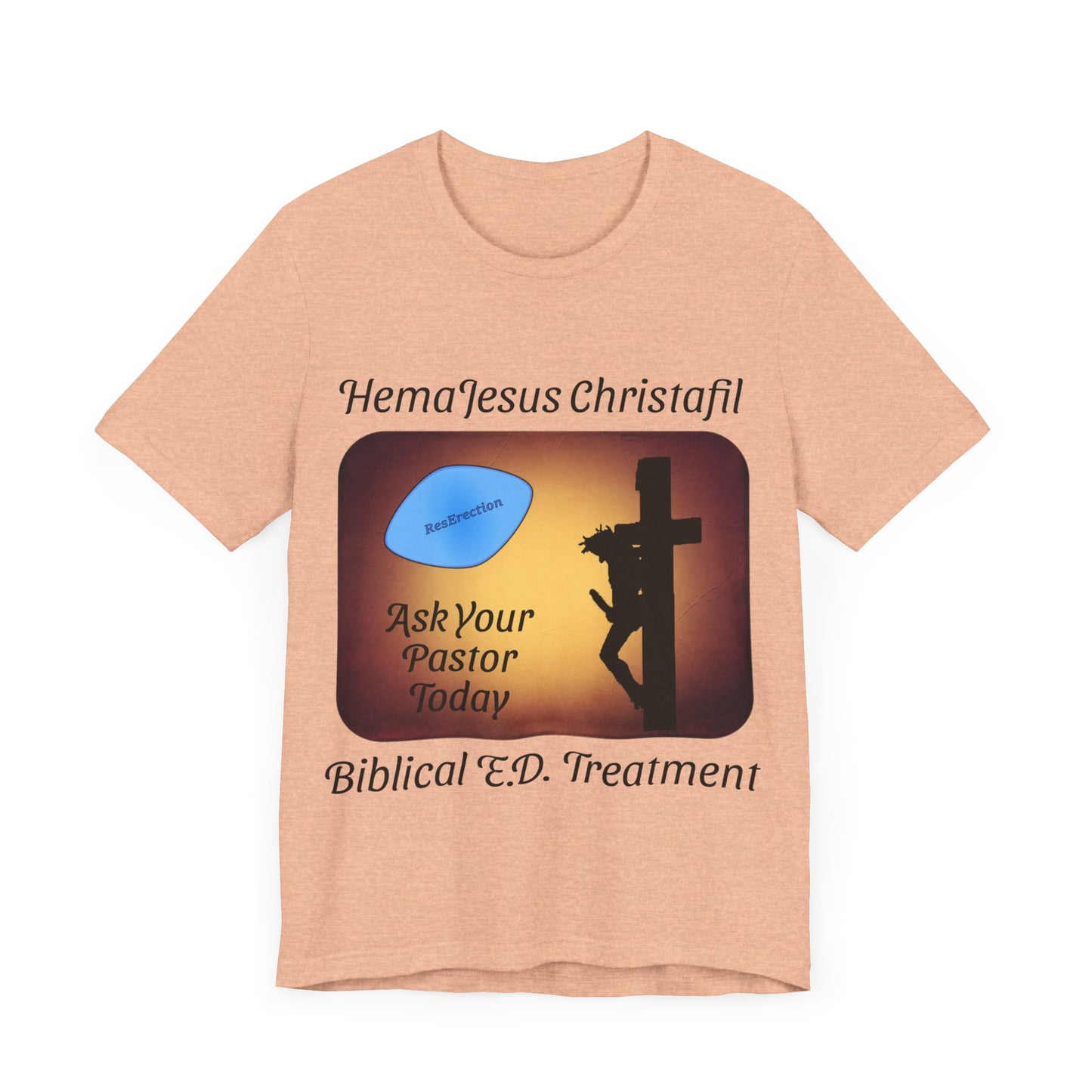 HemaJesus Christafil, The ResErection, Atheist Shirt, Anti Religion, Satire, Parody