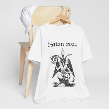 Satan 2024, Political Shirt, Activism Shirt, Liberal Shirt, Science Shirt, Atheist Shirt, Feminism, Trans Rights, LGBTQ Rights