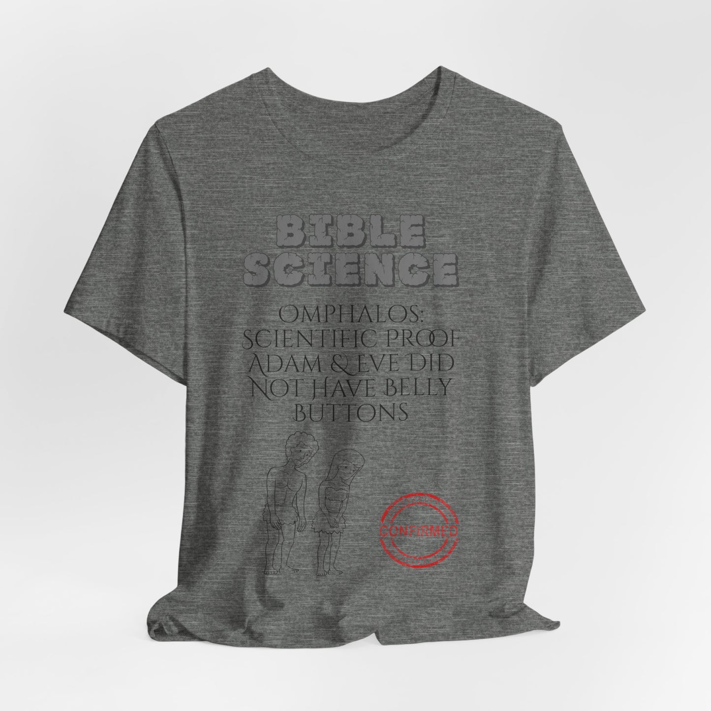 The Great Belly Button Debate, Atheist Shirt, Anti Religion, Satire, Parody, Funny Gift, Science Shirt