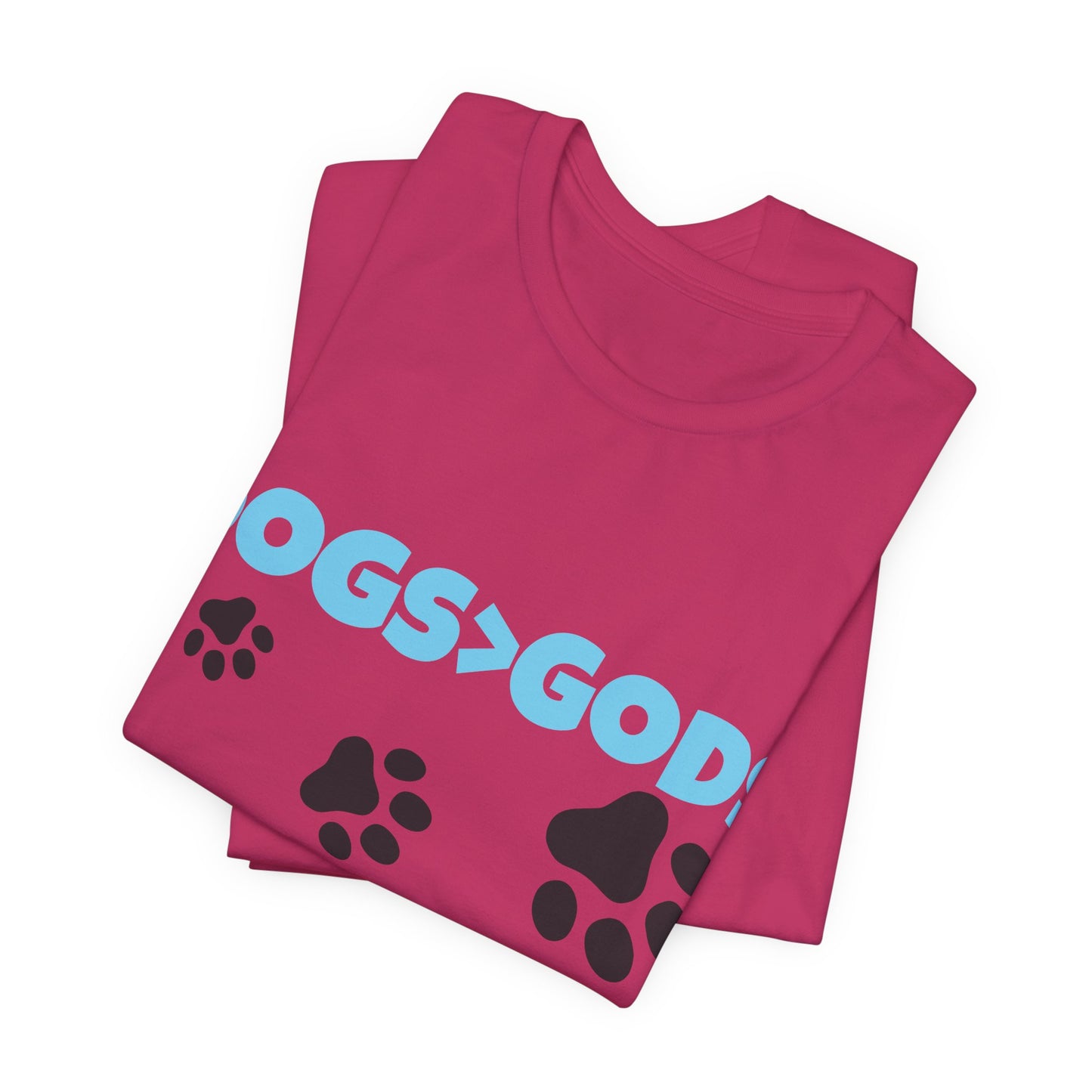 Dogs are Greater Than Gods, BL Atheist Shirt, Anti Religion, Satire, Parody