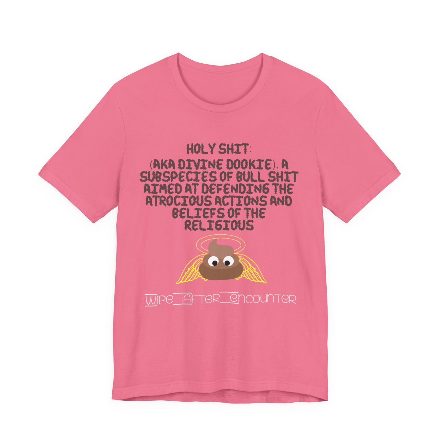 Holy Shit! Divine Dookie!... Atheist Shirt, Anti Religion, Satire, Parody, Funny Gift, Science Shirt, Agnostic Shirt