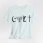 Cult Typography Shirt... Atheist Shirt, Anti Religion, Satire, Parody, Funny Gift, Science Shirt, Agnostic Shirt