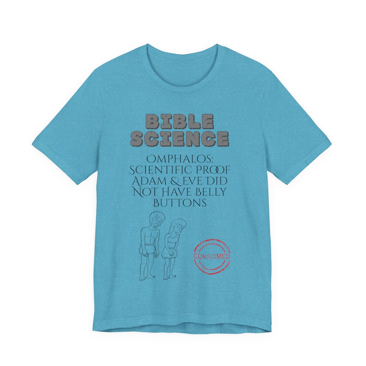 The Great Belly Button Debate, Atheist Shirt, Anti Religion, Satire, Parody, Funny Gift, Science Shirt