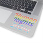 Human Rights 2024!, Trans Rights, LGBTQ Rights, Atheist Sticker, Agnostic Sticker, Political Sticker