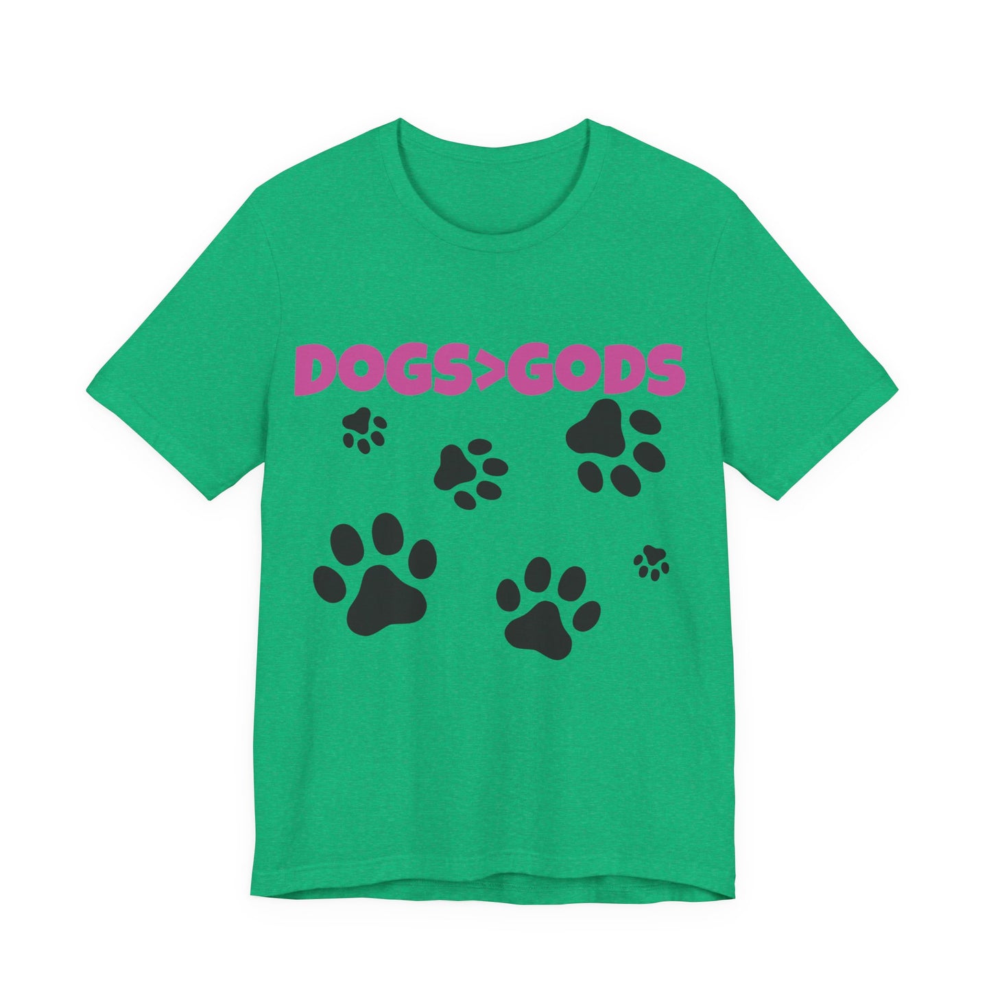 Dogs are Greater Than Gods, PK Atheist Shirt, Anti Religion, Satire, Parody