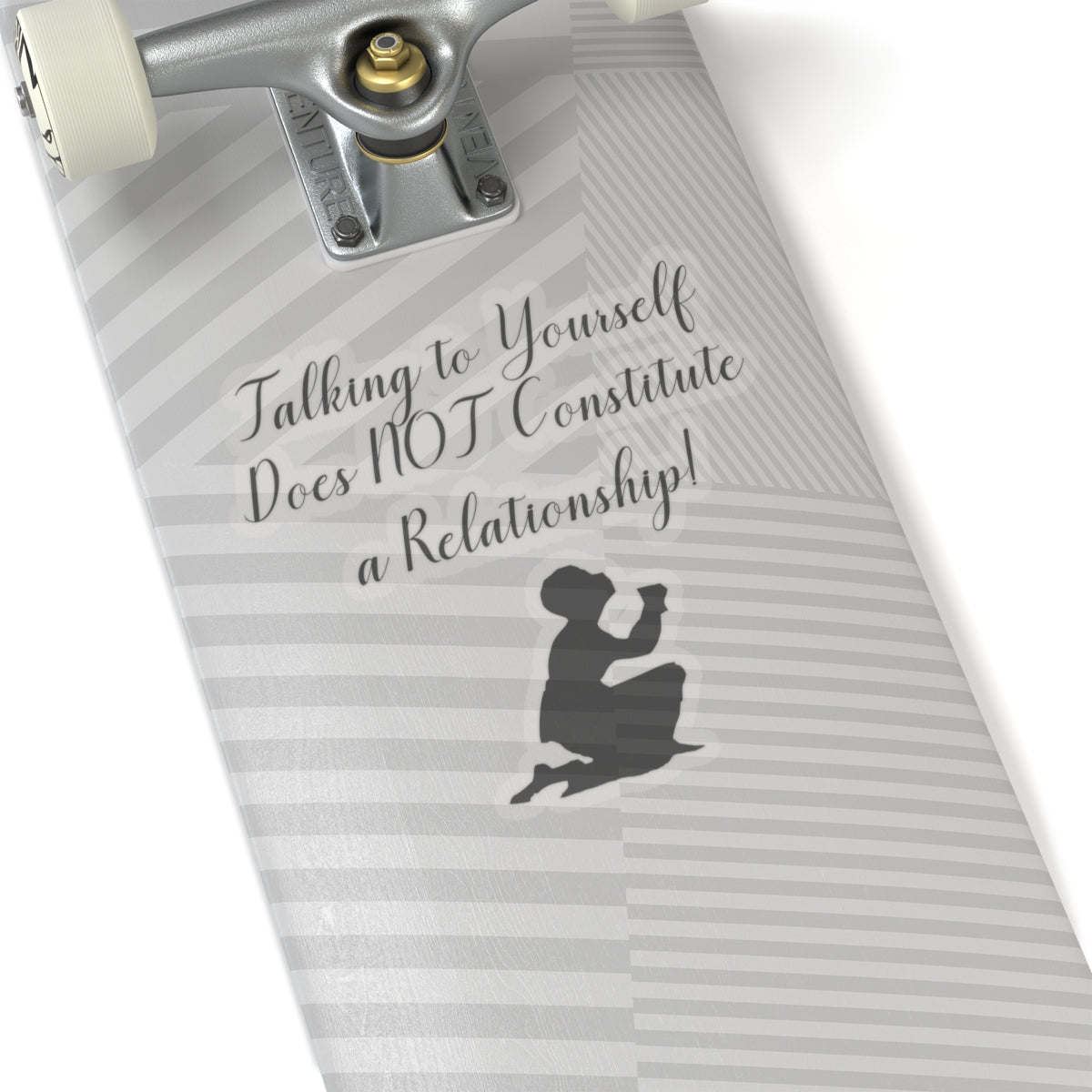 Talking To Yourself Does Not Constitute A Relationship Sticker, Atheist Sticker, Agnostic Sticker, Science Sticker, Skeptic Sticker