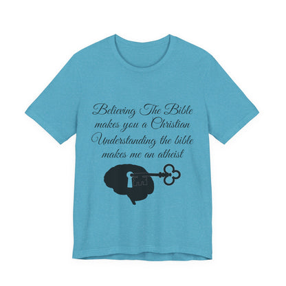 Understanding The Bible, Atheist Shirt, Anti Religion, Satire, Parody, Funny Gift, Science Shirt