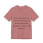 Faith, The Excuse One Gives.. Atheist Shirt, Anti Religion, Satire, Parody, Funny Gift, Science Shirt, Agnostic Shirt
