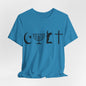 Cult Typography Shirt... Atheist Shirt, Anti Religion, Satire, Parody, Funny Gift, Science Shirt, Agnostic Shirt