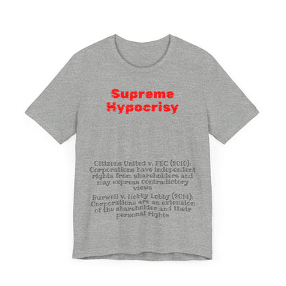 Supreme Hypocrisy