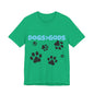 Dogs are Greater Than Gods, BL Atheist Shirt, Anti Religion, Satire, Parody