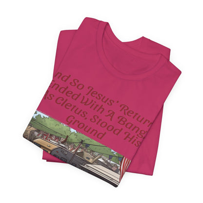 Stand Your Ground With Jesus Shirt... Atheist Shirt, Anti Religion, Satire, Parody, Funny Gift, Science Shirt, Agnostic Shirt